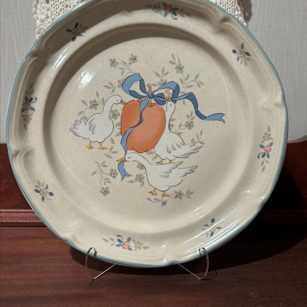 Set of TWO Marmalade Dinner Plates